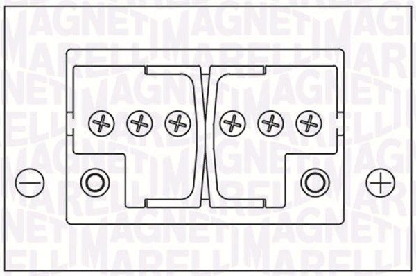 MAGNETI MARELLI Startera akumulatoru baterija 067300500005